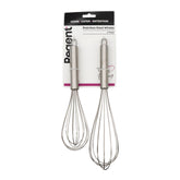 REGENT BAKEWARE WHISKS STAINLESS STEEL 2PCS SET