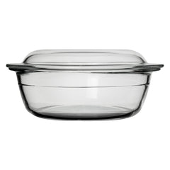 CONSOL CORDOBA ROUND GLASS CASSEROLE WITH LID, 3.1L