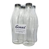 CONSOL TOMATO SAUCE BOTTLE WITH BLACK LID 4PK, 750ML
