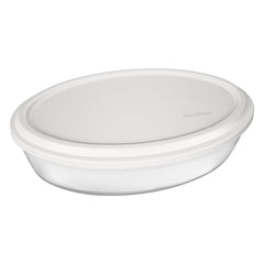 MARINEX OVAL ROASTERS WITH COLOURED PLASTIC LIDS, 1.6L