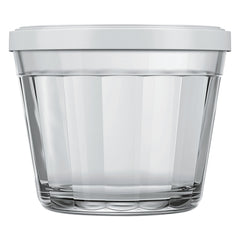 NADIR AMERICANO SMALL BOWL WITH 3 COLOURED PLASTIC LIDS, 150ML