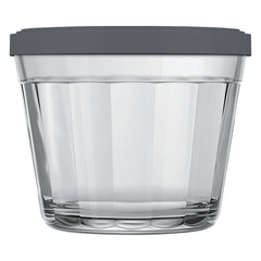 NADIR AMERICANO MEDIUM BOWL WITH 3 COLOURED PLASTIC LIDS, 350ML