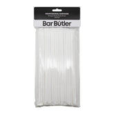 BAR BUTLER WRAPPED WHITE BENDY STRAWS 5MM, 100PK