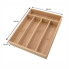 REGENT BAMBOO CUTLERY TRAY, 320X260MM