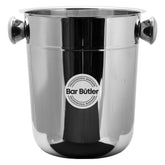 BAR BUTLER CHAMPAGNE ICE BUCKET WITH KNOB HANDLES STAINLESS STEEL, 7.1L