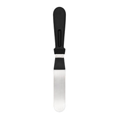 REGENT BAKEWARE ICING SPATULA ANGLED WITH PP PLASTIC BLACK HANDLE, 275MM