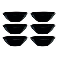 LUMINARC OPAL CARINE BLACK SALAD BOWL 3L, 270MM DIA