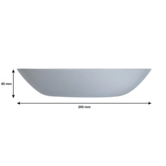 LUMINARC OPAL GREY DINNERWARE 12PCS SET