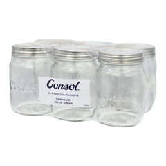 CONSOL 250ML PRESERVE JAR 6PK
