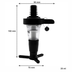 BAR BUTLER MEASURED TOT DISPENSER SABS APPROVED WITH SEAL, 25ML