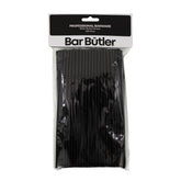 BAR BUTLER STRAWS BLACK BENDY 5MM, 100PK