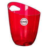 BAR BUTLER WINE BUCKET TRANSPARENT RED PS PLASTIC, 3L