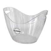 BAR BUTLER WINE BUCKET OVAL CLEAR PS PLASTIC, 7L