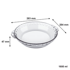 MARINEX FLUTED PIE PLATE, 1.6L