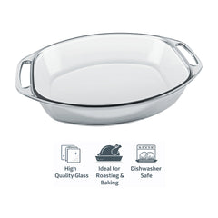 MARINEX SELETTA MEDIUM OVAL ROASTER WITH HANDLES, 3.2L