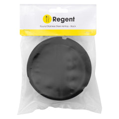 REGENT ASHTRAY ROUND STAINLESS STEEL BLACK FINISH, 100MM DIA
