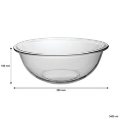 MARINEX GLASS MIXING BOWL, 3L