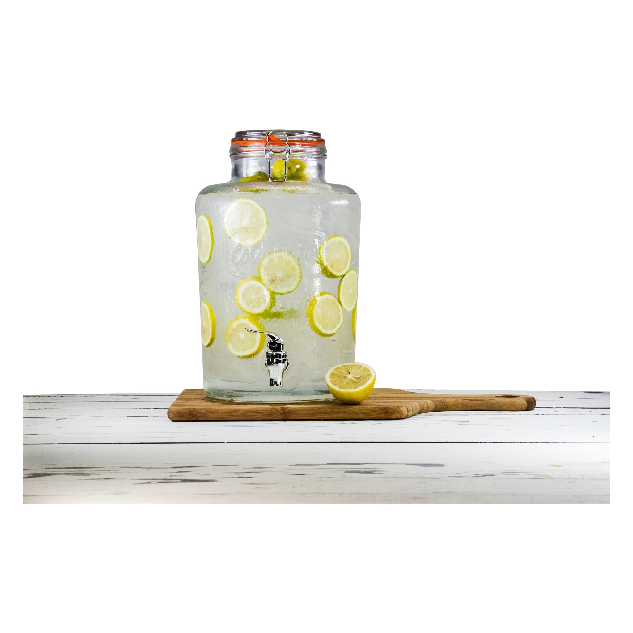 CONSOL BEVERAGE DISPENSER WITH CLIP-TOP LID, 7.6L