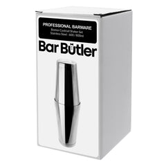 BAR BUTLER BOSTON COCKTAIL SHAKER STAINLESS STEEL, 600ML/ 800ML