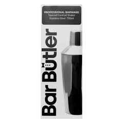 BAR BUTLER COCKTAIL SHAKER TAPERED ST STEEL, 700ML