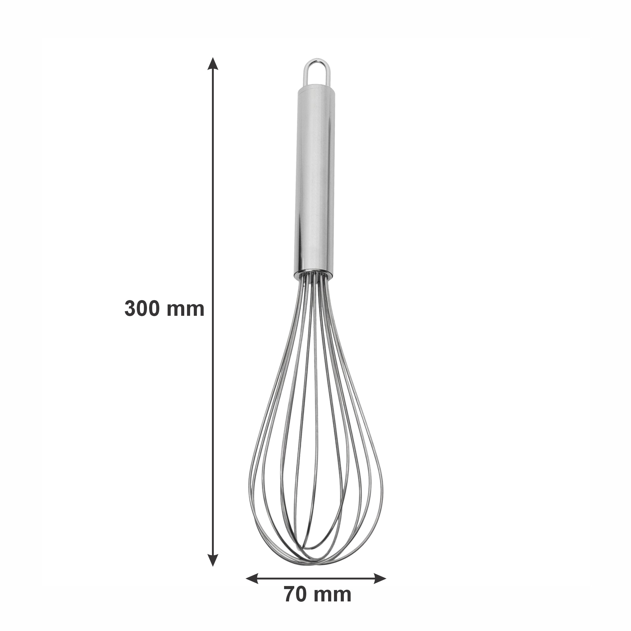 REGENT BAKEWARE WHISKS STAINLESS STEEL 2PCS SET