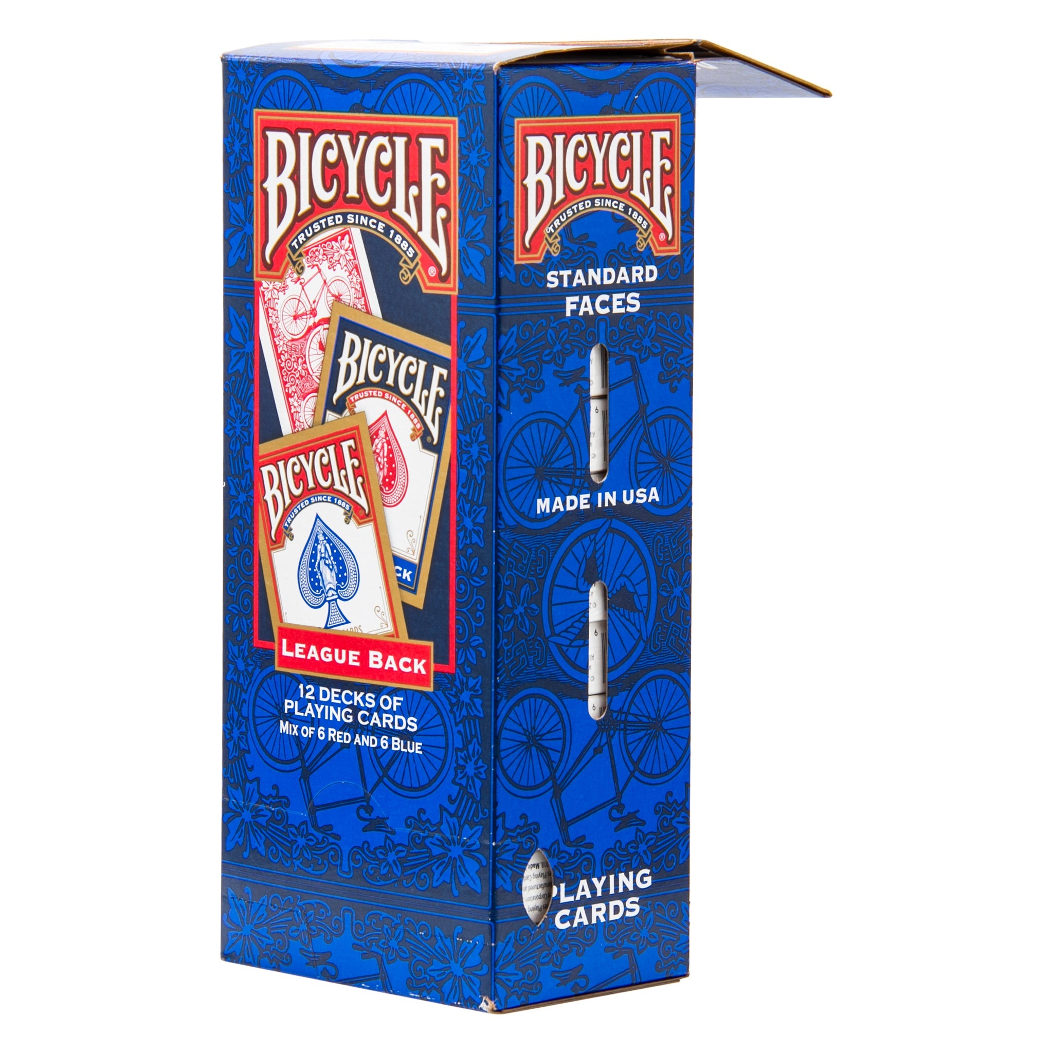 BICYCLE GRAVITY FEED PLAYING CARDS 12PK