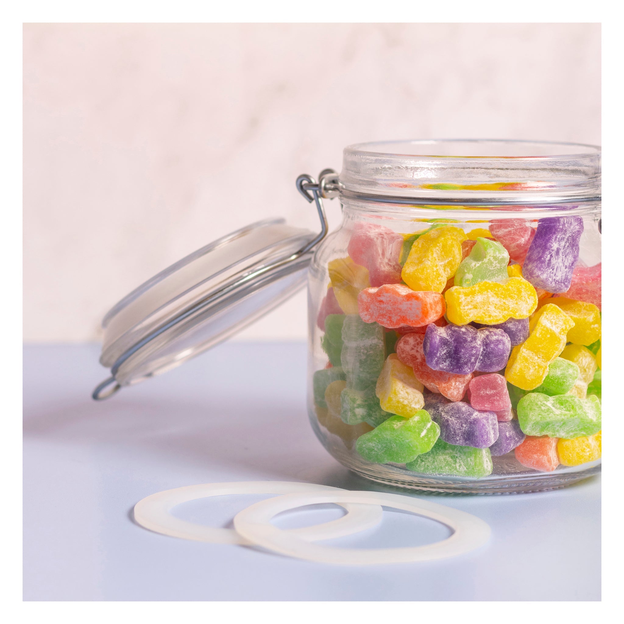 CONSOL STORE-IT JAR WITH CLIP TOP LID, 750ML