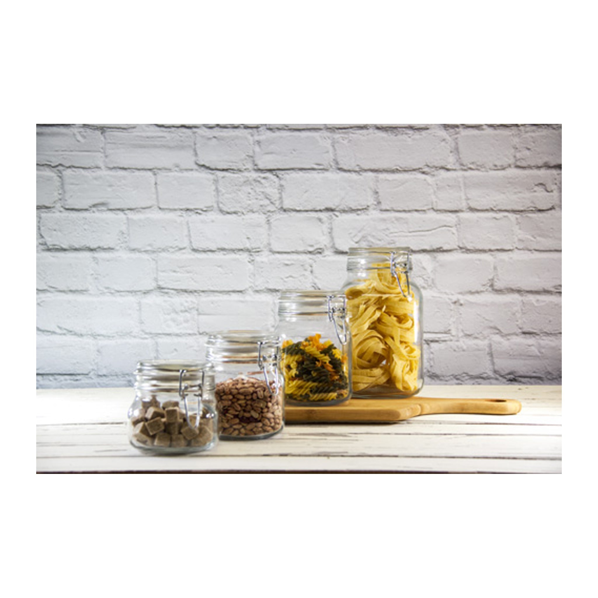 CONSOL STORE-IT JAR WITH CLIP TOP LID, 750ML