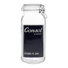 CONSOL STORE-IT JAR WITH CLIP TOP LID, 2L