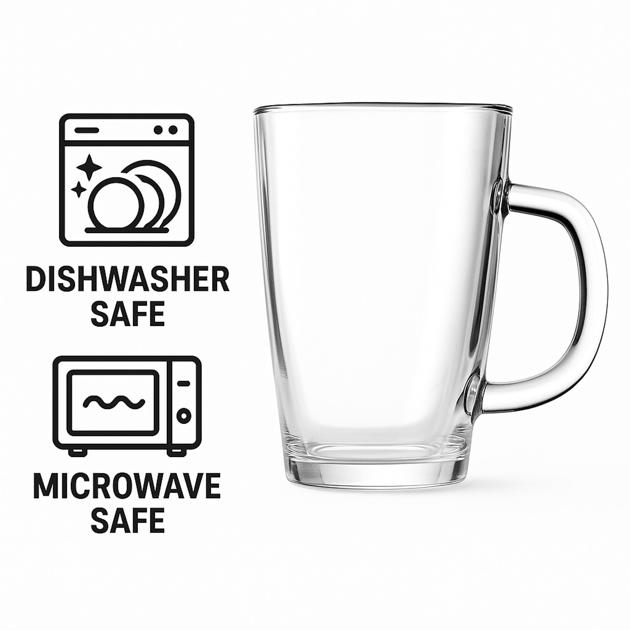 CONSOL SAN MARCO LATTE MUG 4PK, 350ML