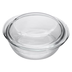 CONSOL CORDOBA ROUND GLASS CASSEROLE WITH LID, 3.1L
