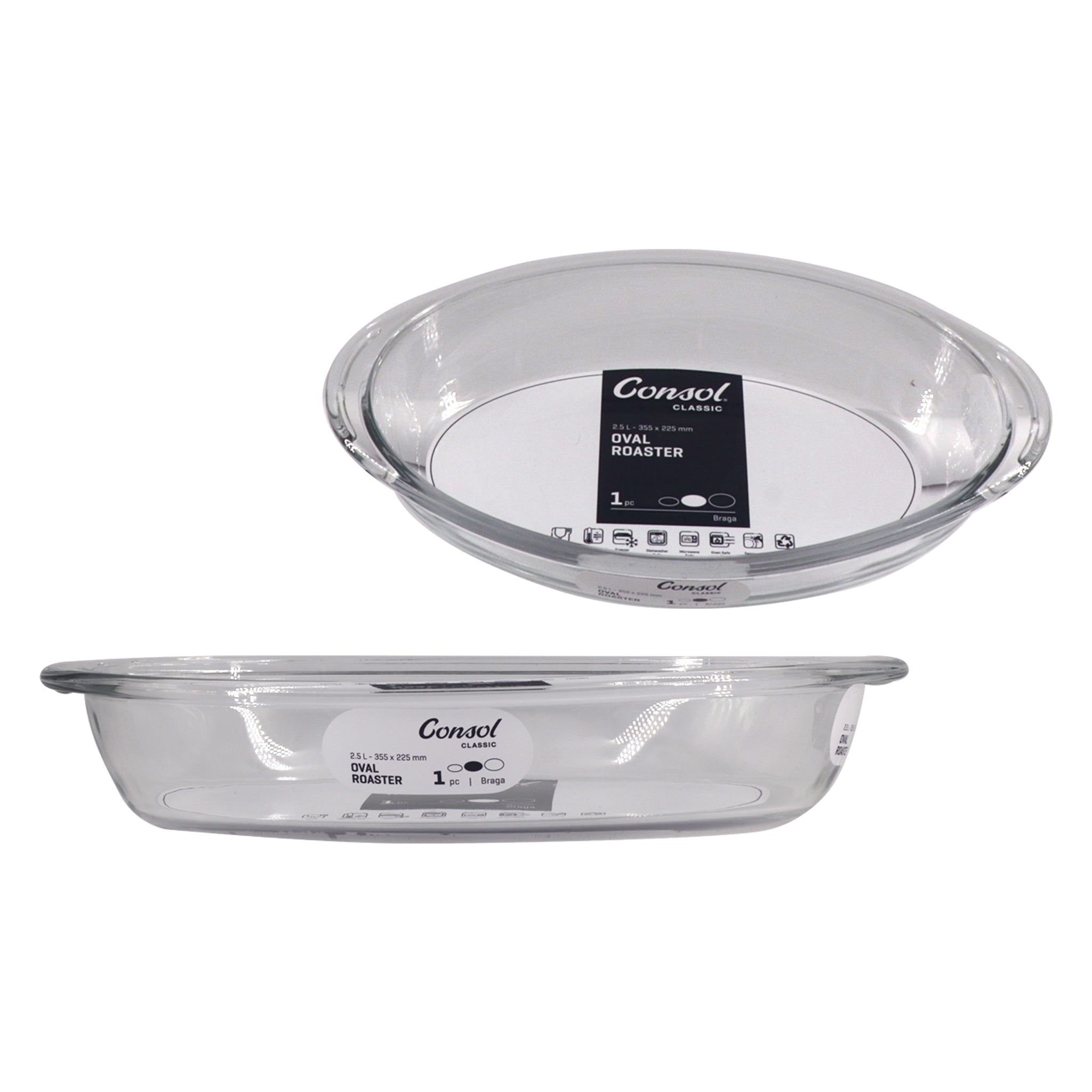 CONSOL BRAGA OVAL ROASTER, 2.5L