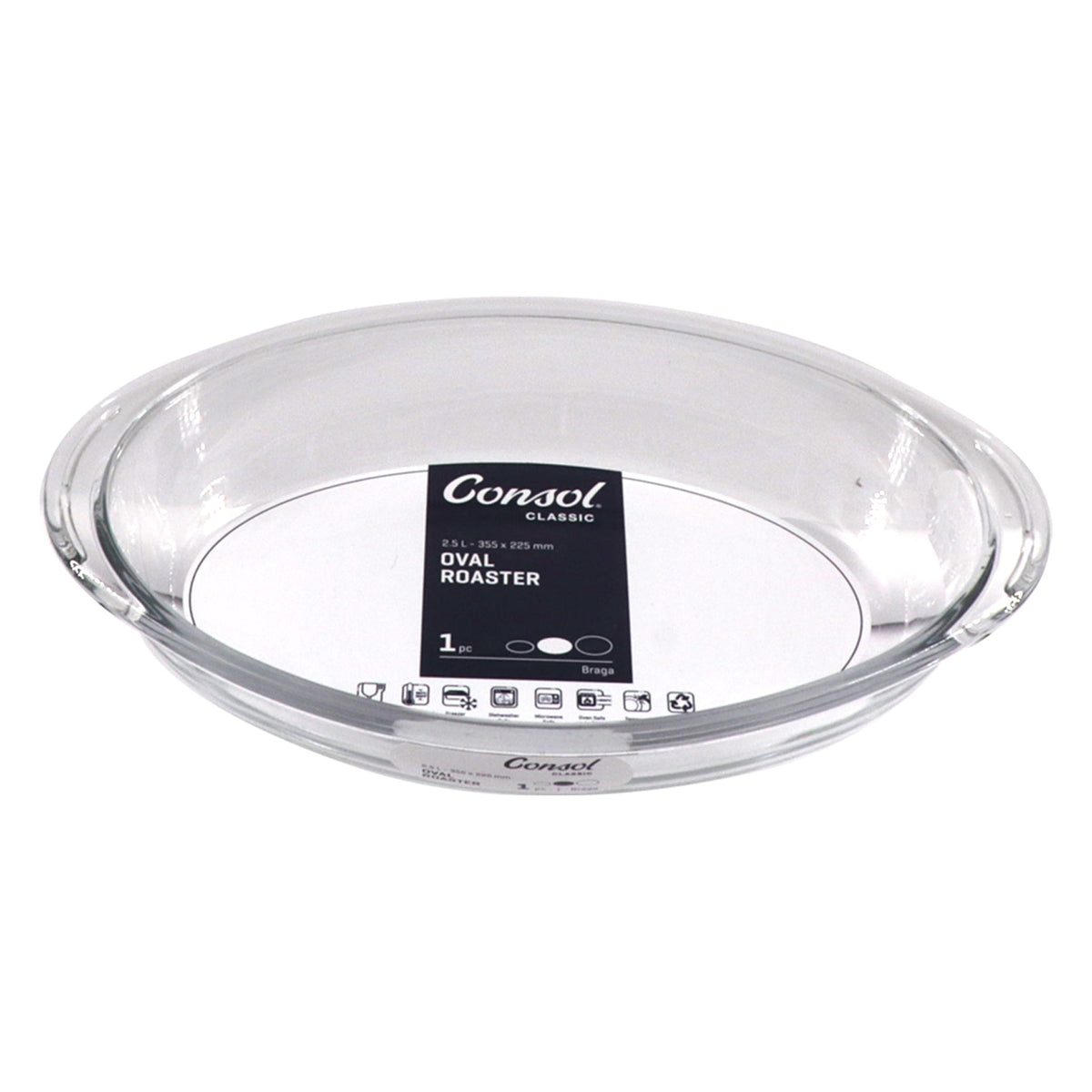 CONSOL BRAGA OVAL ROASTER, 2.5L