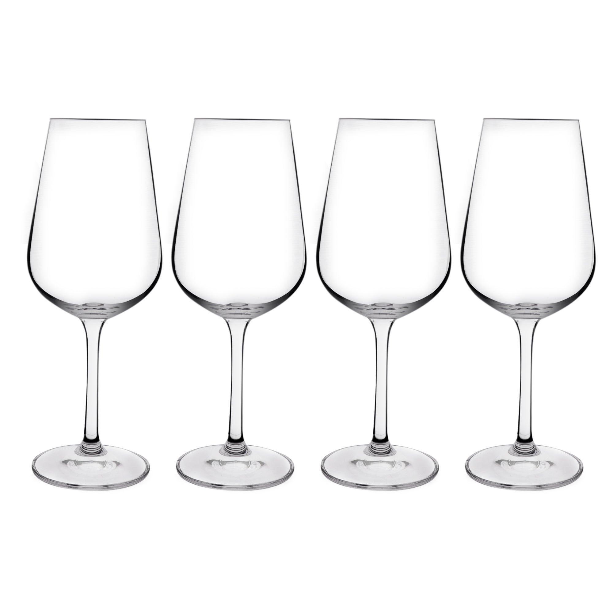 CONSOL SIGNATURE VIENNA CRYSTAL STEM WHITE WINE GLASS 4PK, 360ML