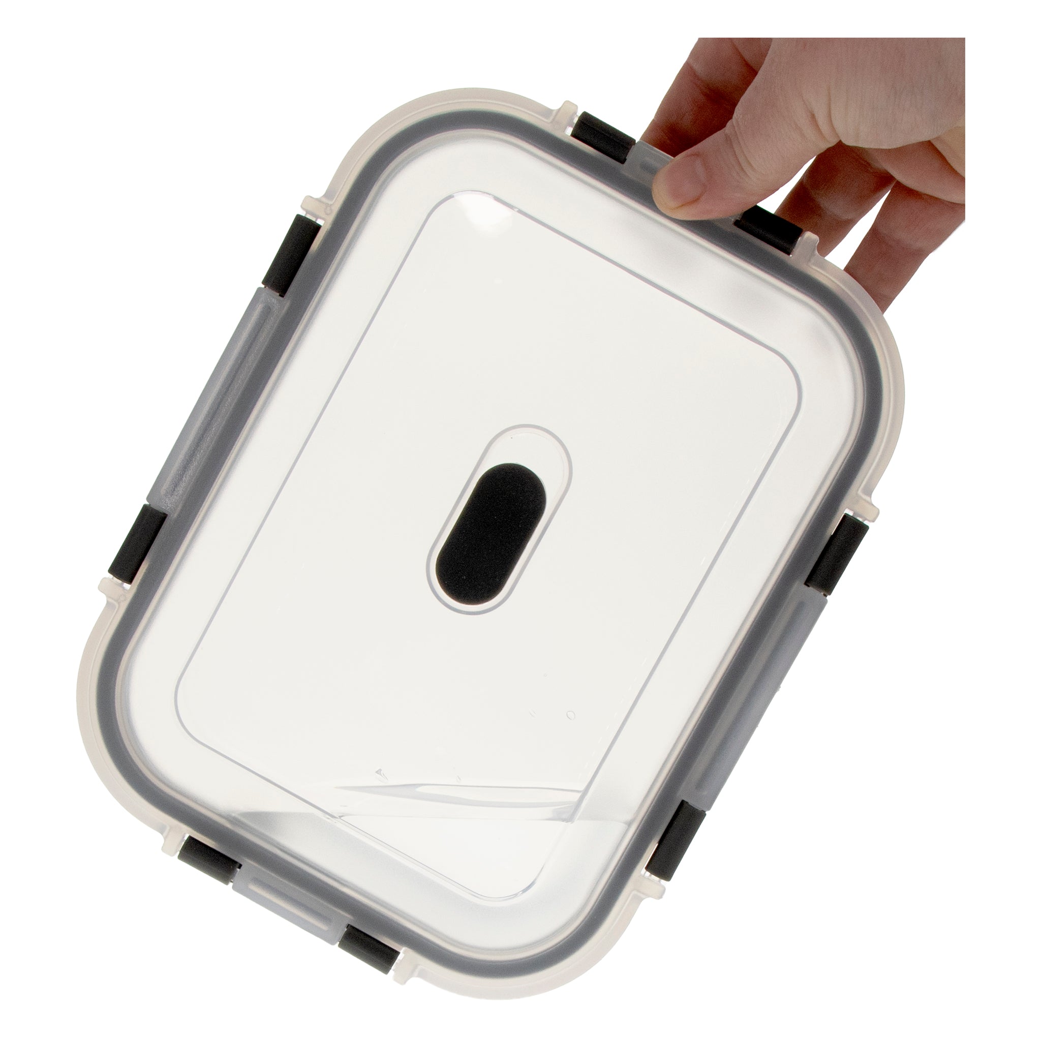 CONSOL MADRID RECT. STORAGE CONTAINER WITH CLIP ON VENTED LID, 1.5L