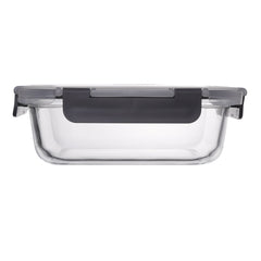 CONSOL MADRID RECT. STORAGE CONTAINER WITH VENTED CLIP ON LID, 370ML
