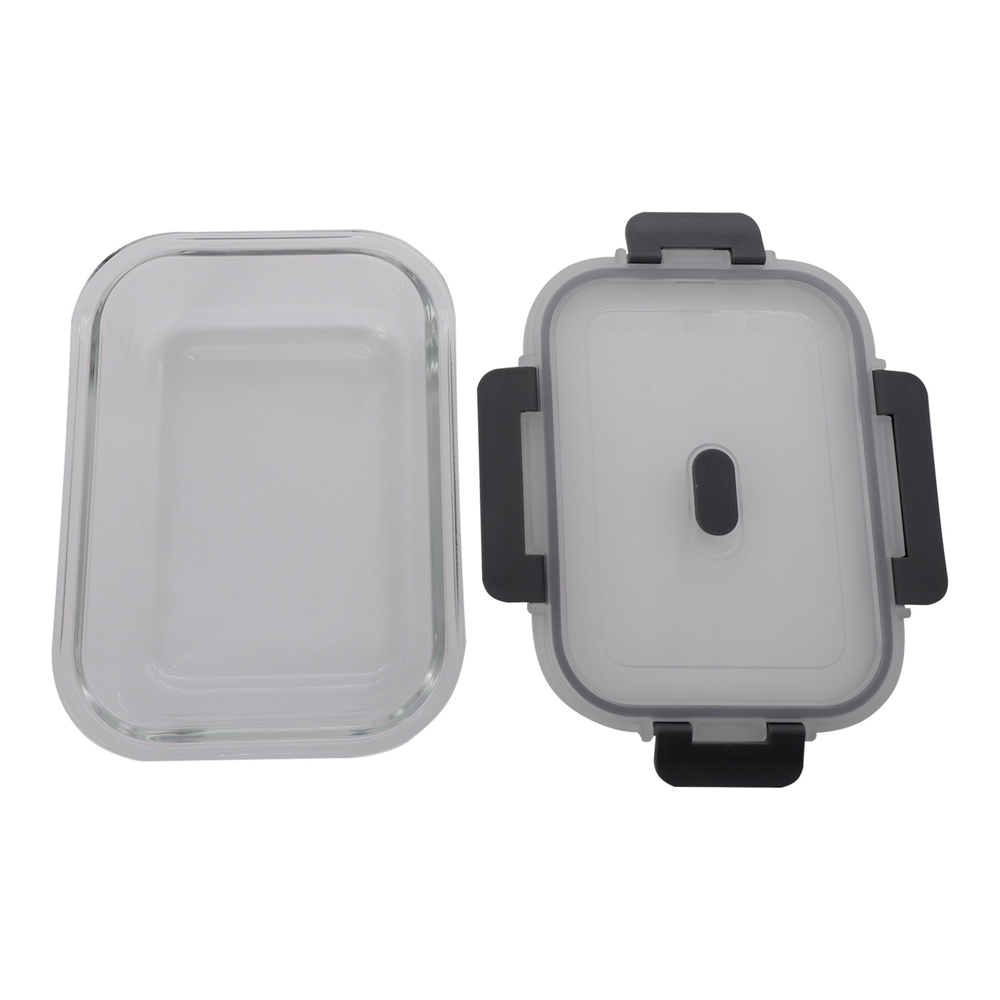CONSOL MADRID RECT. STORAGE CONTAINER WITH VENTED CLIP ON LID, 630ML