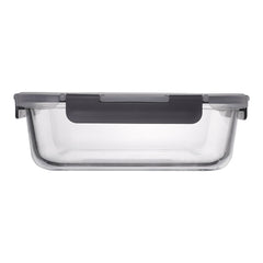 CONSOL MADRID RECT. STORAGE CONTAINER WITH VENTED CLIP ON LID, 1L