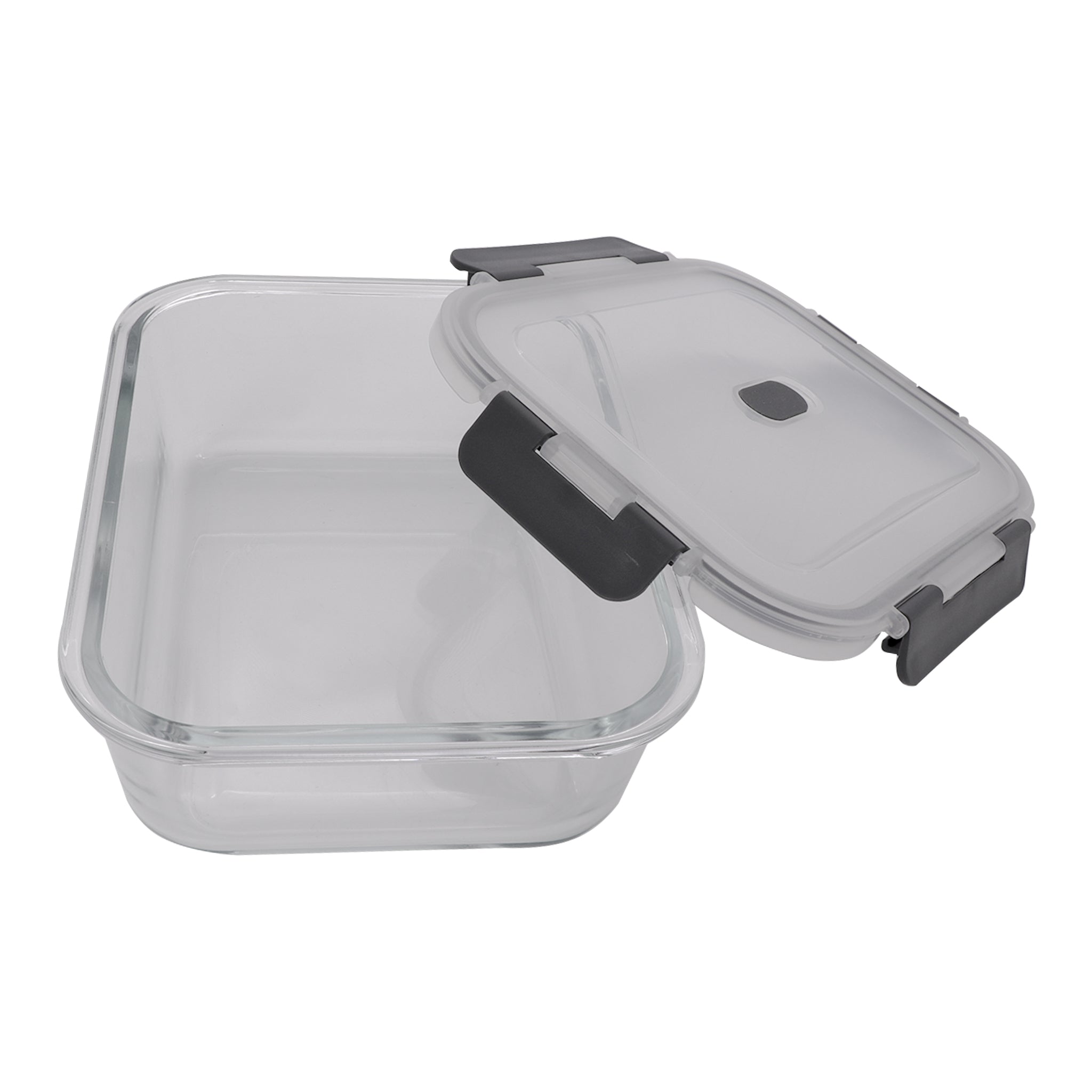 CONSOL MADRID RECT. STORAGE CONTAINER WITH CLIP ON VENTED LID, 1.5L