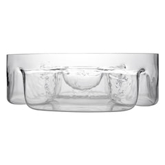 CONSOL GENOA GLASS SERVING BOWL WITH 5 SECTIONS, 250MM DIA
