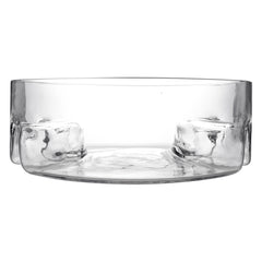 CONSOL GENOA GLASS SERVING BOWL WITH 3 SECTIONS, 250MM DIA