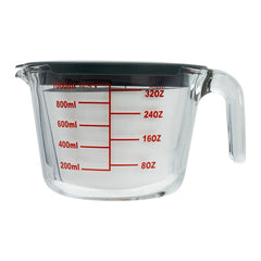 CONSOL PALMA MEASURING JUG BOROSILICATE WITH GREY COVER, 1L