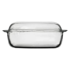 CONSOL CORDOBA RECTANGULAR GLASS CASSEROLE WITH LID, 4.5L