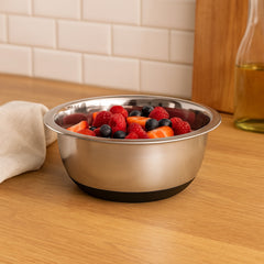 REGENT BAKEWARE MIXING BOWL CLASSIC WITH BLACK RUBBER BASE, 2.5L