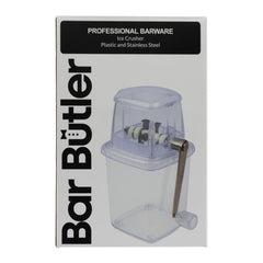 BAR BUTLER ICE CRUSHER PLASTIC AND STAINLESS STEEL