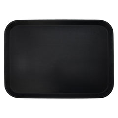 BAR BUTLER BLACK NON-SLIP RECTANGULAR TRAY 560MMX410