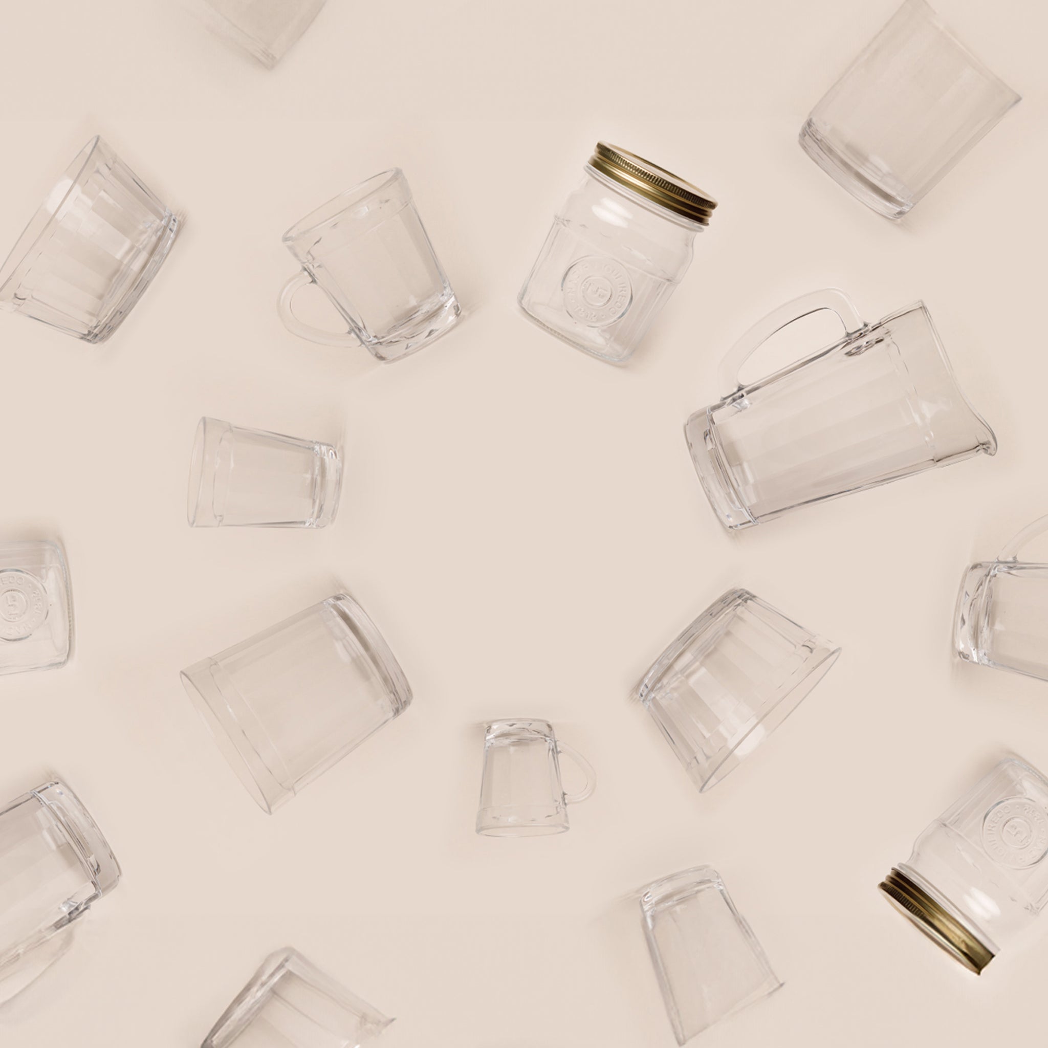 NADIR AMERICANO VINTAGE GLASS JAR, 500ML