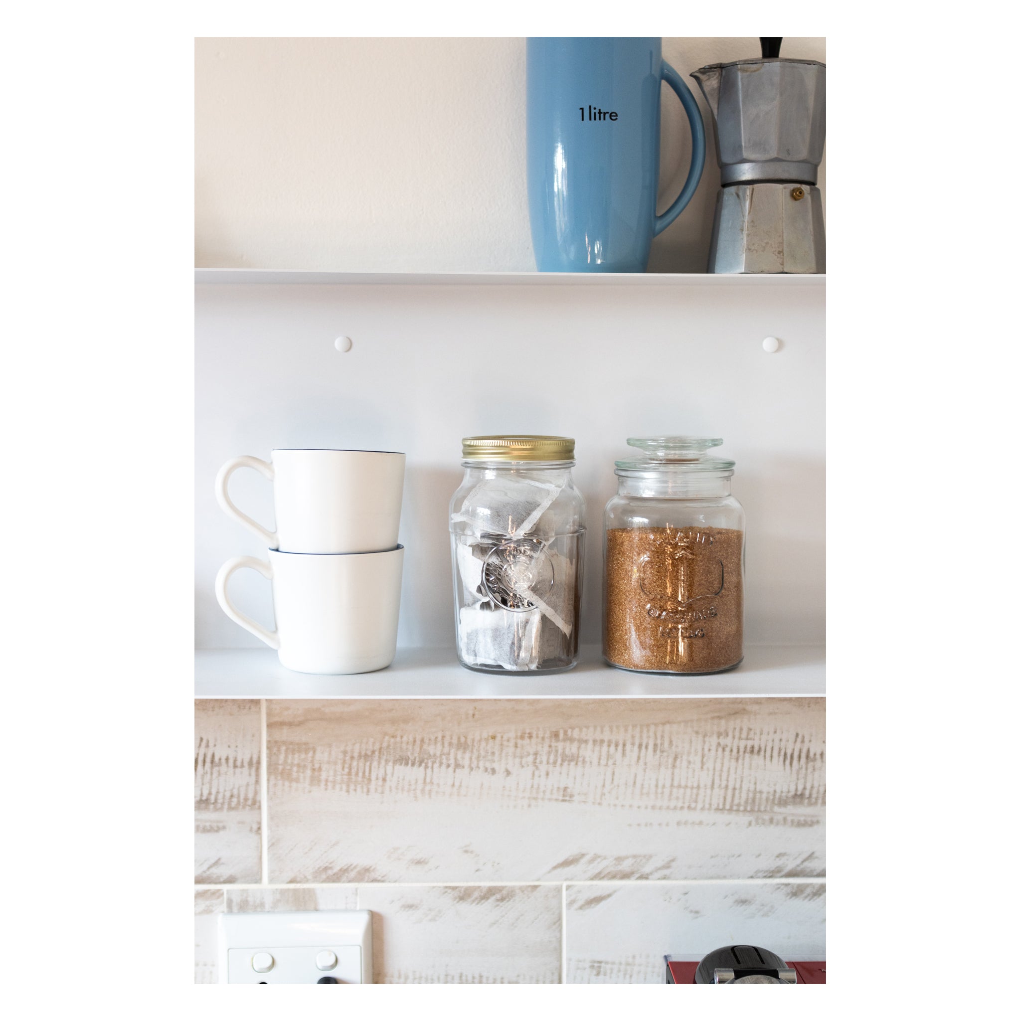 NADIR AMERICANO VINTAGE GLASS JAR, 1L