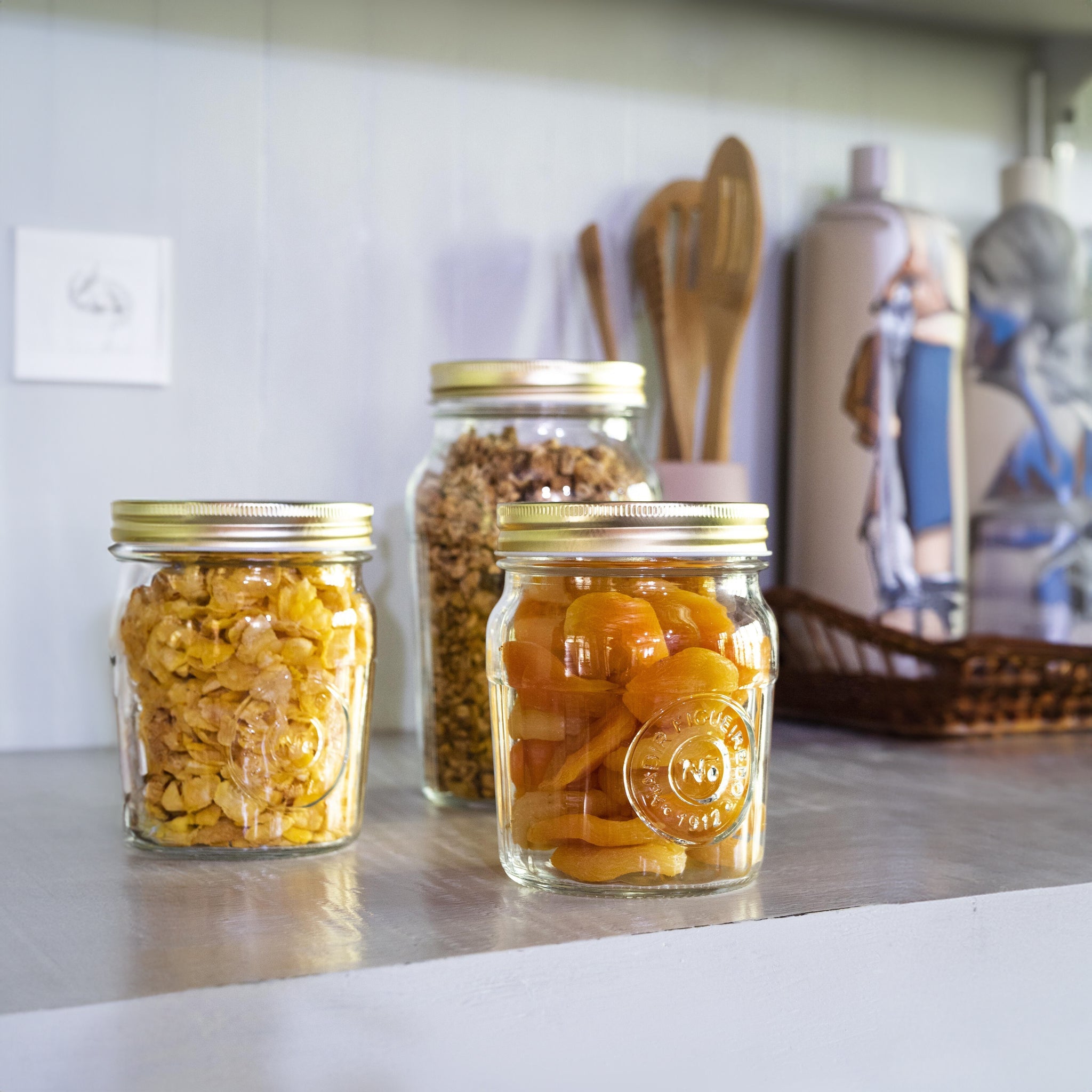 NADIR AMERICANO VINTAGE GLASS JAR, 1.5L