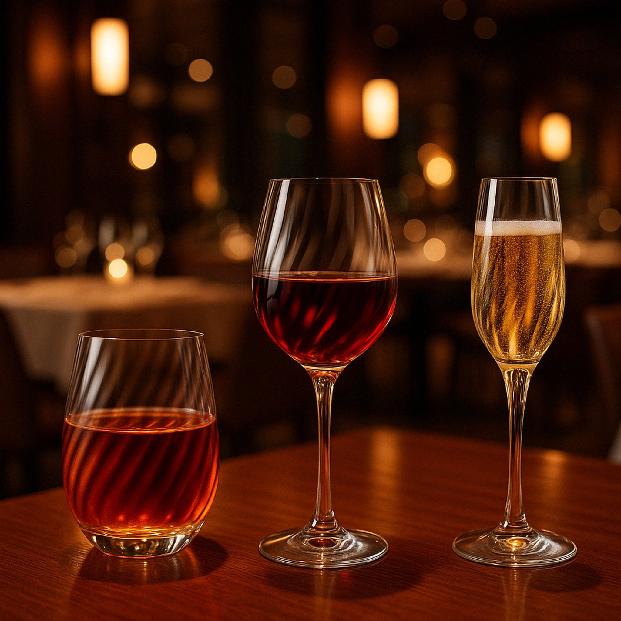 NADIR RAVENA STEMMED RED WINE GLASS , 500ML